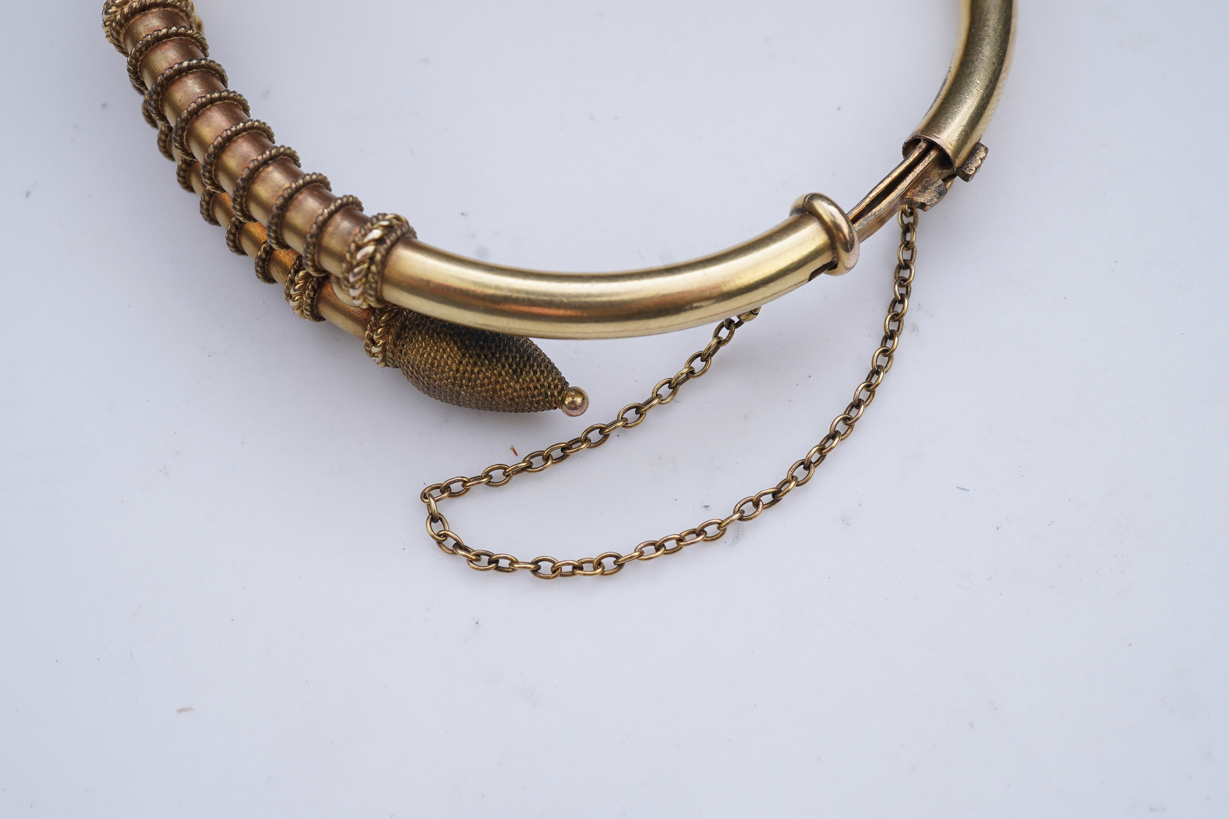 A gilt metal bracelet, mid 19th century